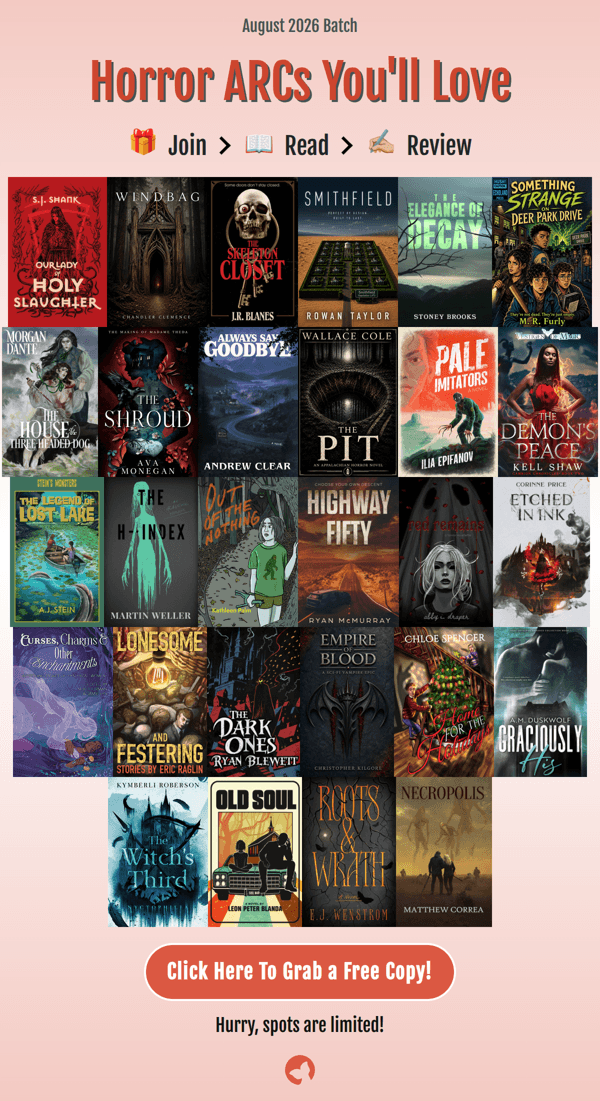 Horror ARCs You’ll Love, August 2026 BookSirens bundle featuring Always Say Goodbye